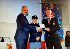 Consegna Targa ANPS Varese 171° Anniversario Festa Polizia