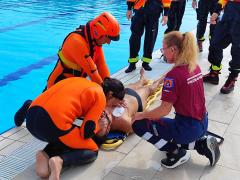 Soccorso, terapia, solidarietà, inclusione.  Addestramento coordinato con VVFF - SAF di Pordenone