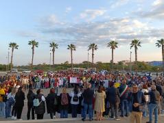 Manifestazione contro il femminicidio e la violenza di genere