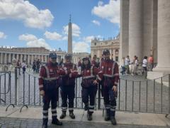 Assistenza alla popolazione per le elezioni del Santo Padre