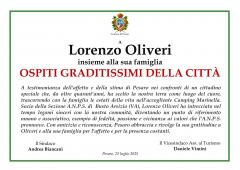 Elogio Pubblico del Sindaco di Pesaro