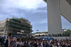 Cerimonia commemorativa dei caduti del Ponte Morandi