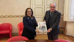 Consegna del calendario Storico 2023 al Prefetto