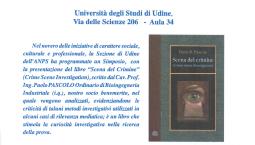 Simposio per la presentaziome del libro 