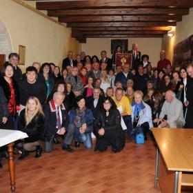 I soci di Macerata riuniti alla Taverna Sal Salvatore di Montecassiano
