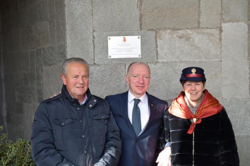 Cerimonia commemorativa per il 50° anniversario della morte dell'Appuntato di P.S. A. La Bernarda