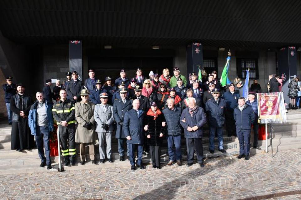 Cerimonia commemorativa per il 50° anniversario della morte dell'Appuntato di P.S. A. La Bernarda