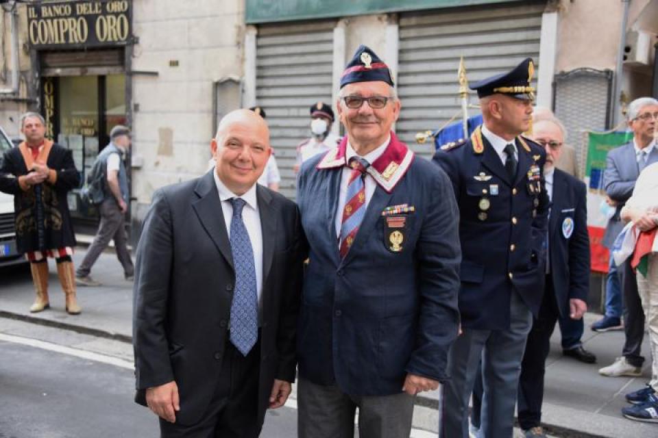 8 giugno 2022 Salita Santa Brigida commemorazione attentato terroristico al Proc. Gen. Coco