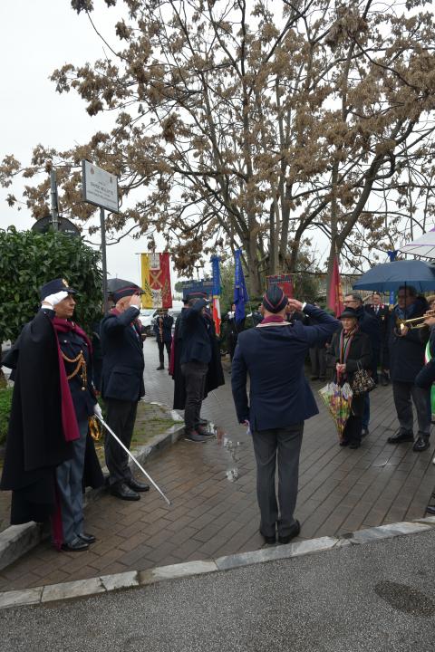 14.12.2022, Massa,intitolazione piazza a Davide Bellotto, Agente scelto della Polizia di Stato, dece
