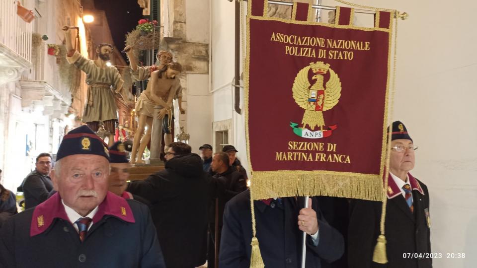 Partecipazione alla processione dei S. Misteri di N.S.G.C.