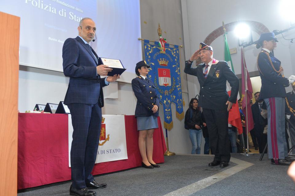 171° Anniversario Fondazione Polizia - Consegna Borse di studio Mario Merlo.