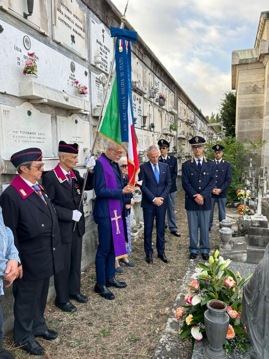 Commemorazione del V.Q.A. di PS Carlo Reggioli, vittima del dovere