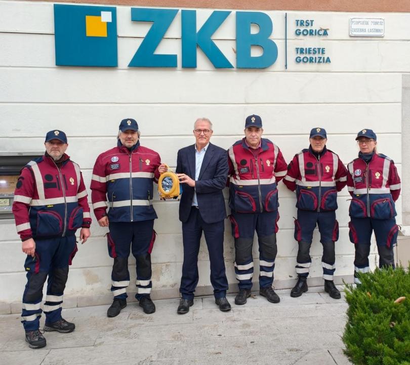 Donazione da parte della ZKB Trieste - Gorizia