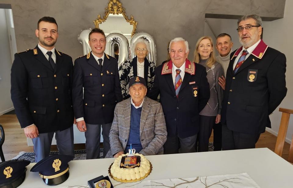 100 anni, auguri al Maresciallo di P.S. Quinto CORRADI