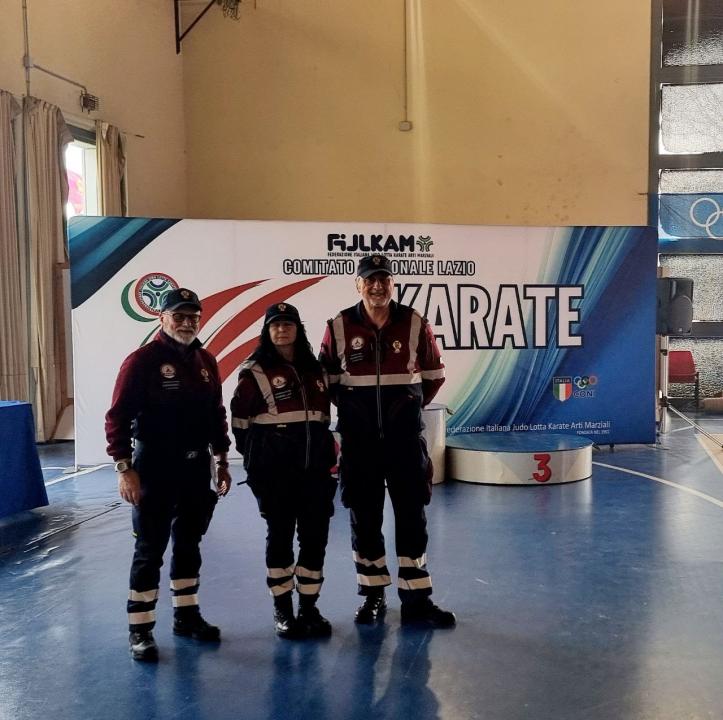 Servizio in Supporto al 1  Reparto Mobile di Roma per evento Federazione Italiana  Karate