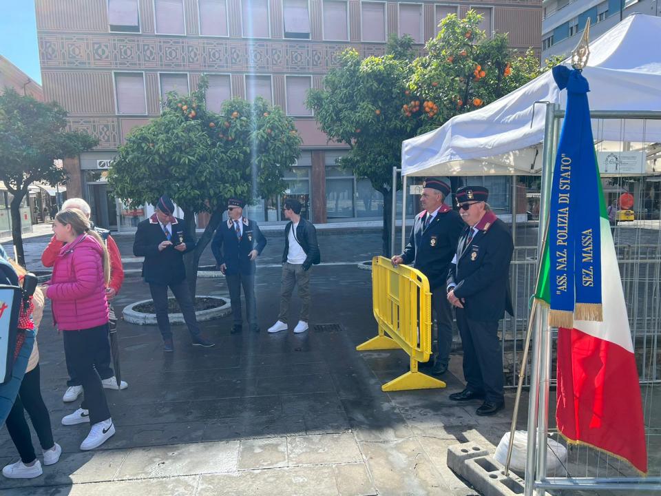 Festa di Liberazione, servizio di vigilanza ai varchi del rifugio antiaereo.