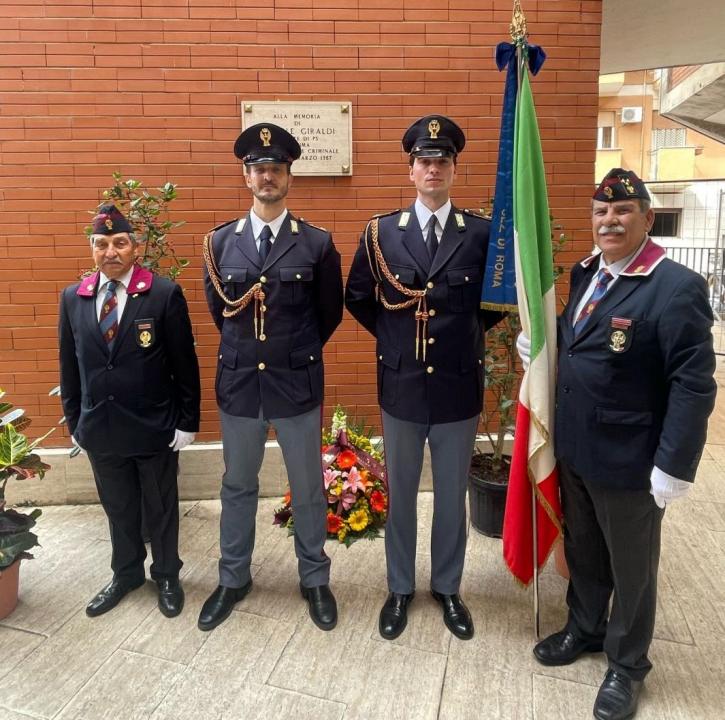 Cerimonia di Commemorazione Michele Giraldi - Vittima del Dovere.