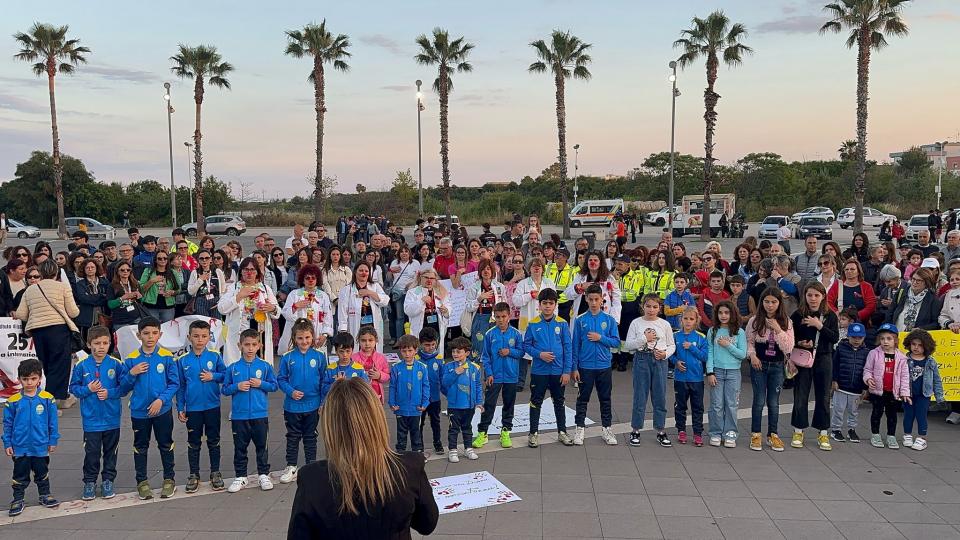 Manifestazione contro il femminicidio e la violenza di genere