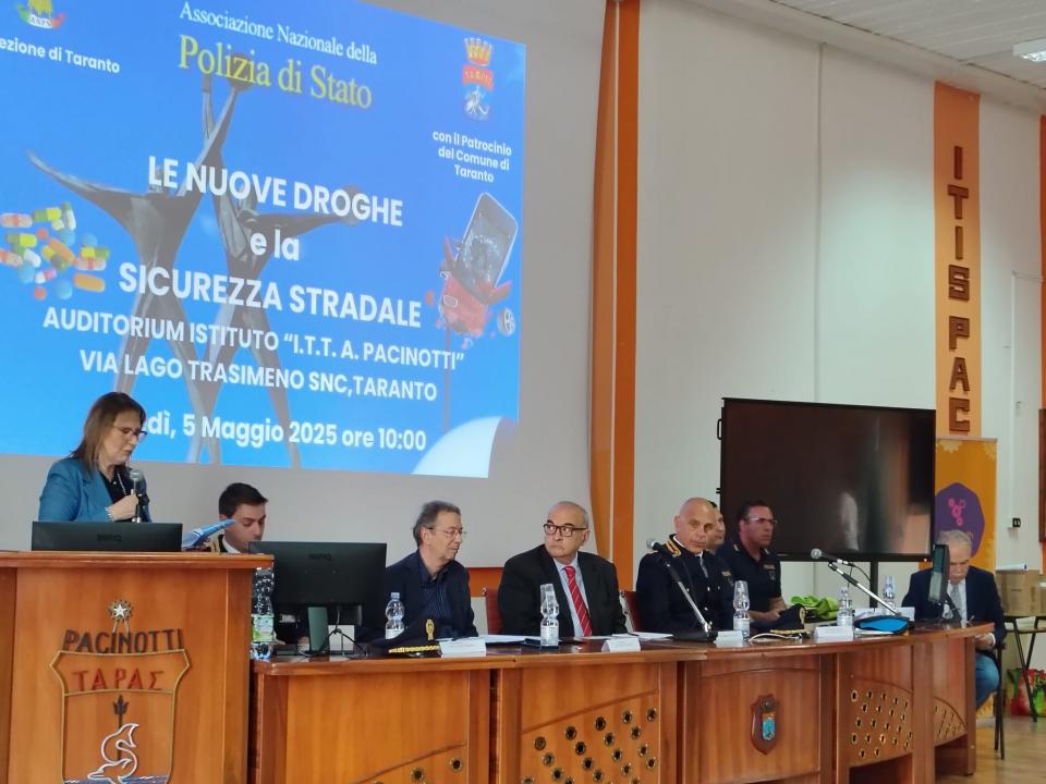 Convegno sul tema: “Le Nuove Droghe e la Sicurezza Stradale”.