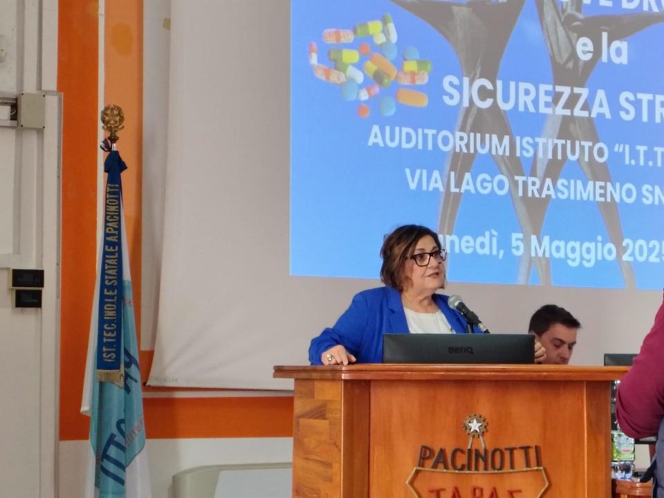 Convegno sul tema: “Le Nuove Droghe e la Sicurezza Stradale”.
