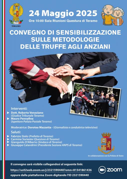 Convegno di sensibilizzazione sulle metodologie delle truffe agli anziani