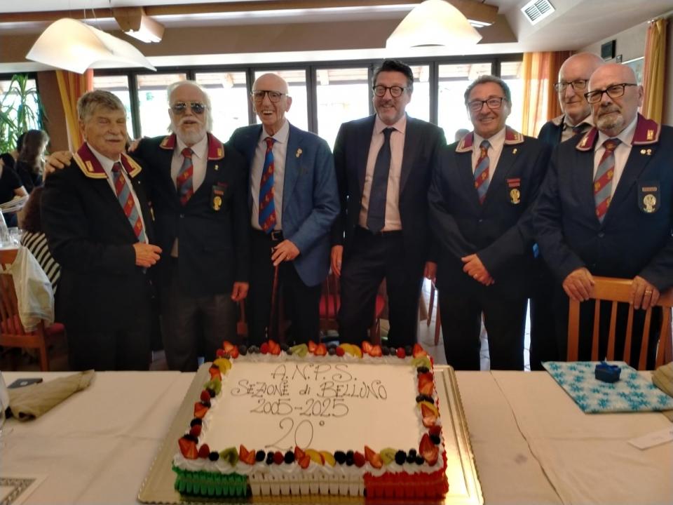 Ventennale della Sezione A.N.P.S. di Belluno