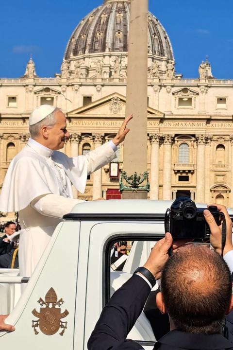 Partecipazione a﻿ll’Intronizzazione di Papa Leone XIV