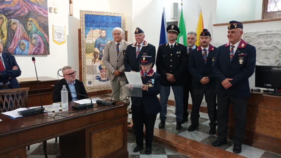 Premiazione della Sezione ANPS di Monreale