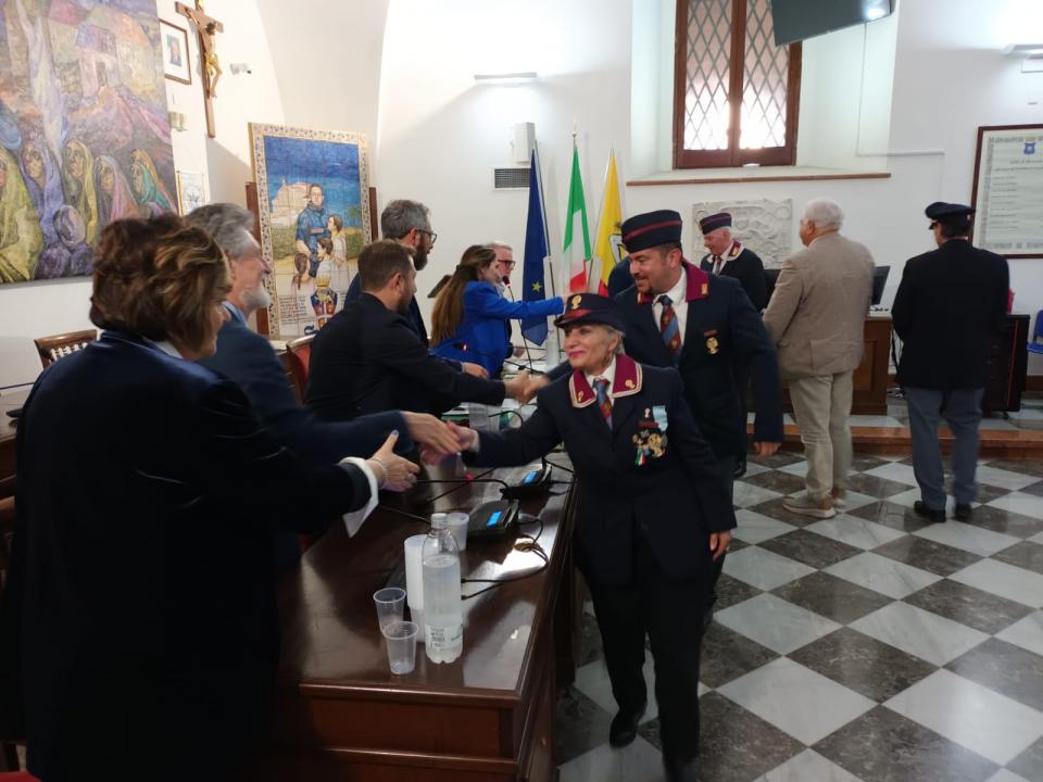 Premiazione della Sezione ANPS di Monreale