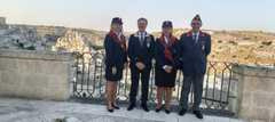 Cerimonia di celebrazione della festa della Guardia di Finanza.