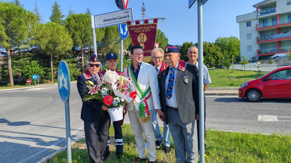 40° anniversario dell'uccisione del V. Quest. Agg. Antonino Cassarà e dell'Agente Roberto Antiochia