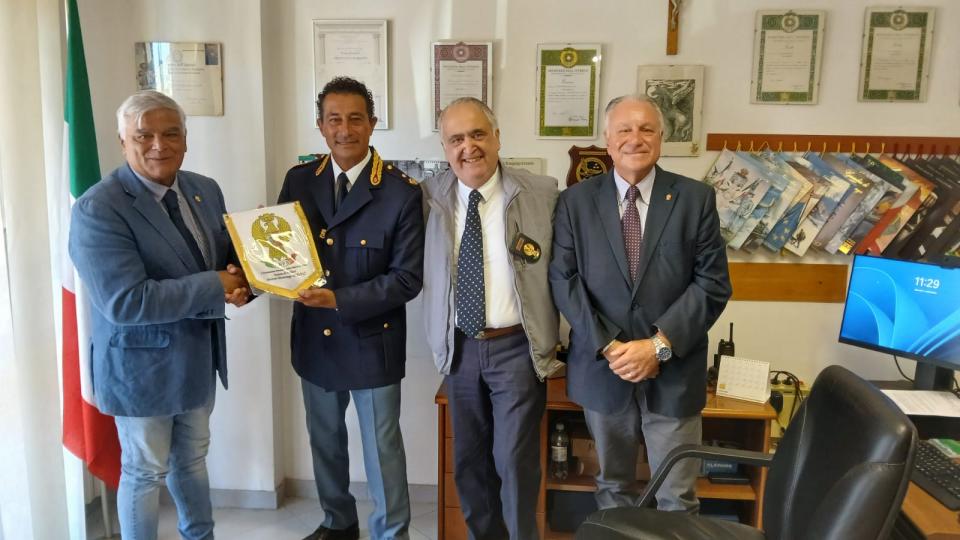 L'ANPS visita al Commissariato di Marino