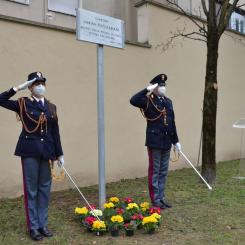 Targa alla memoria dell’Ag.te  Sabrina Pagliarani