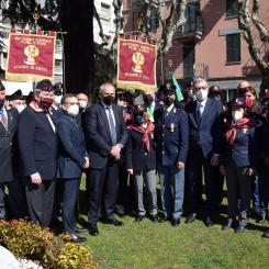 Inaugurazione monumento al Brg. Luigi Carluccio M.d.V.C.