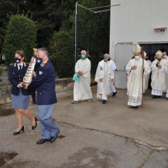 Presentazione della statua della Madonna di Loreto presso il 4° Reparto volo di Palermo