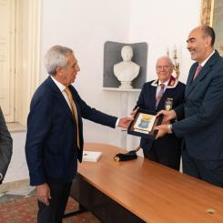 Visita del Questore di Palermo, Leopoldo Laricchia, presso la sede ANPS