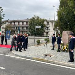 Cerimonia commemorativa dell'Ag. Sc. Stefano Villa MOVC alla memoria.