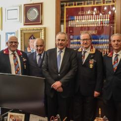 Cerimonia di intitolazione della sezione dell'A.N.P.S. di Roma
