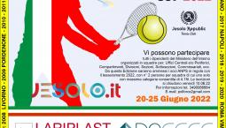 15° Torneo nazionale di tennis “DOPPIAVELA CUP” Jesolo (VE) 20-25 giugno 2022