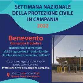 Settimana Nazionale della Protezione Civile in Campania 2022