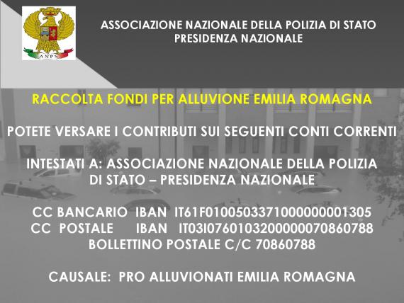 Donazioni Pro alluvionati Emilia Romagna
